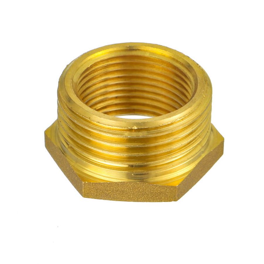 Male tapered threads prepared for PTFE tape wrapping