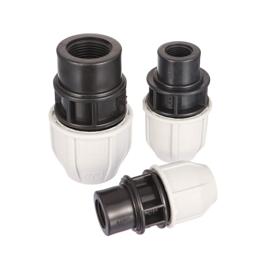 Raccord à compression IFAN en HDPE pour coude