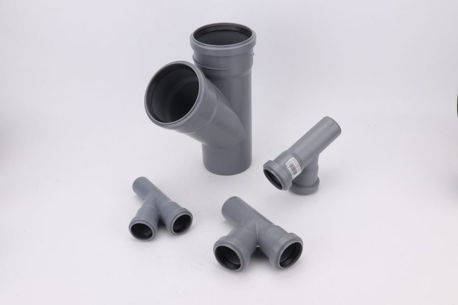 IFAN gasketed UPVC tees and branches in several sizes with seal rings