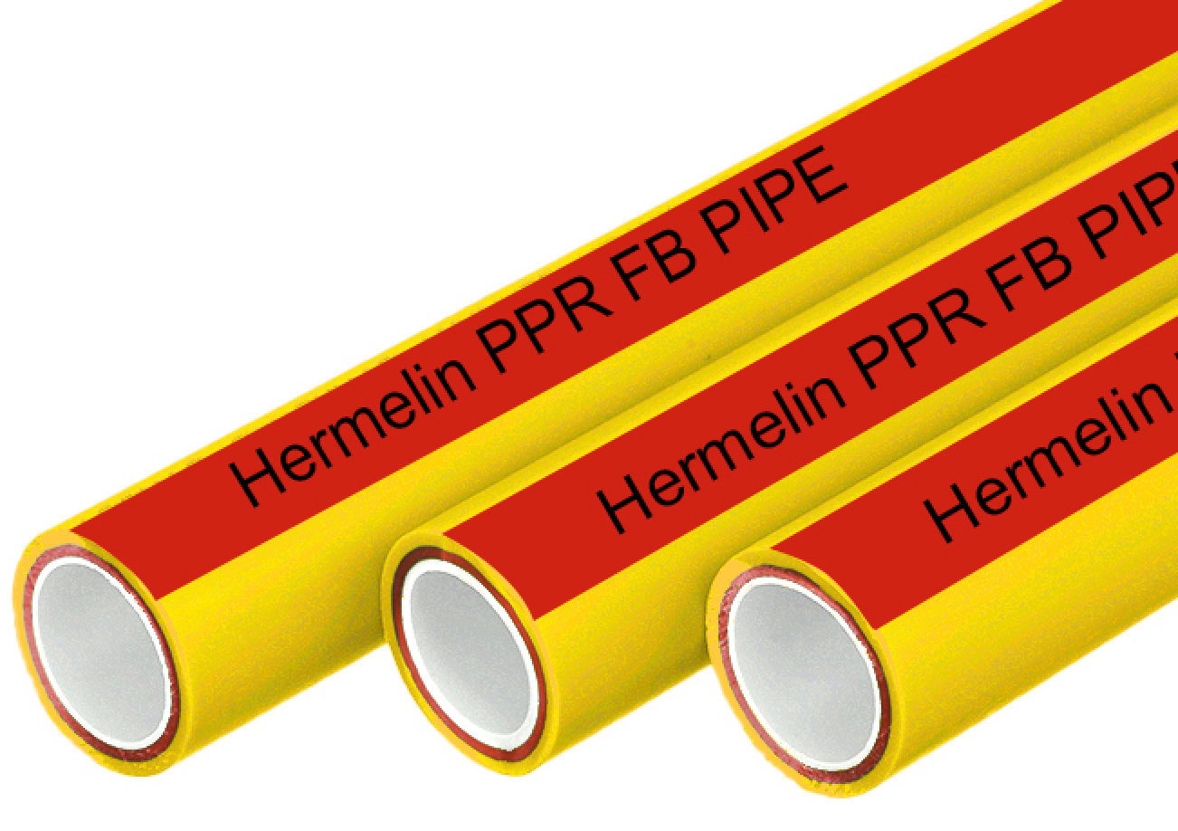 PPR Fiber-Glass Composite Pipe Hermelin