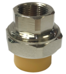 Female thread brass socket white brass Four box