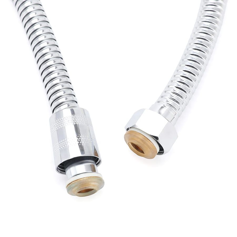 IFAN stainless steel braided shower hose with brass nuts