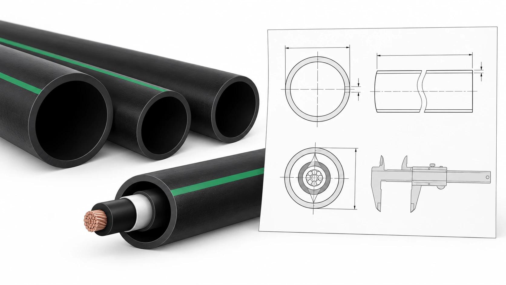 HDPE Conduit Specifications: Pressure Pipe, SDR and Order Fields