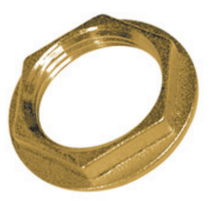 Gasket with flange brass