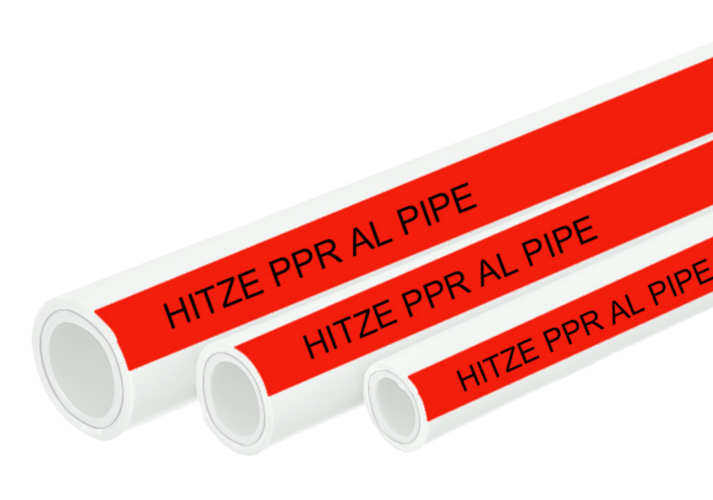 PPR Aluminium Pipe Hitze Red Big Line