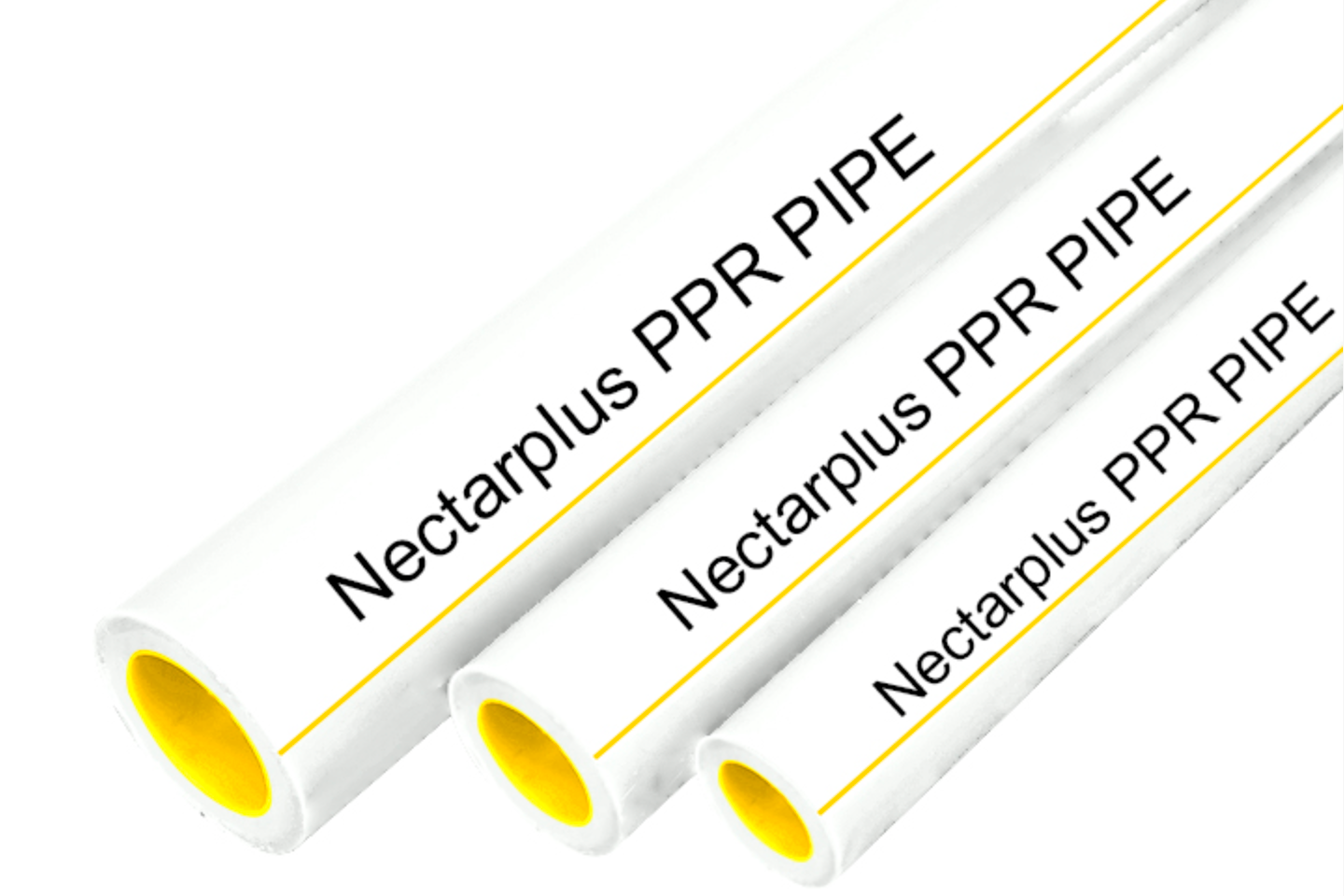 PPR Pipe Nectarplus Yellow-white