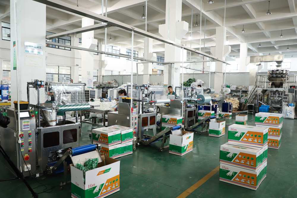 Massive automated factory floor