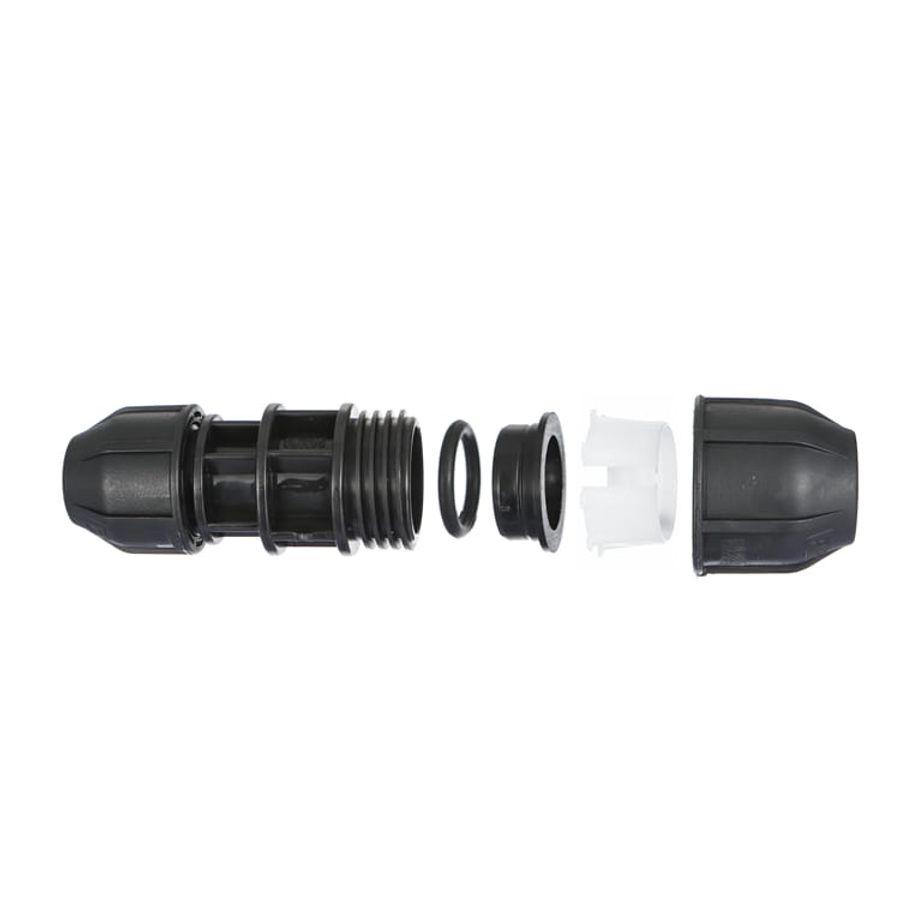 IFAN HDPE compression elbow fitting