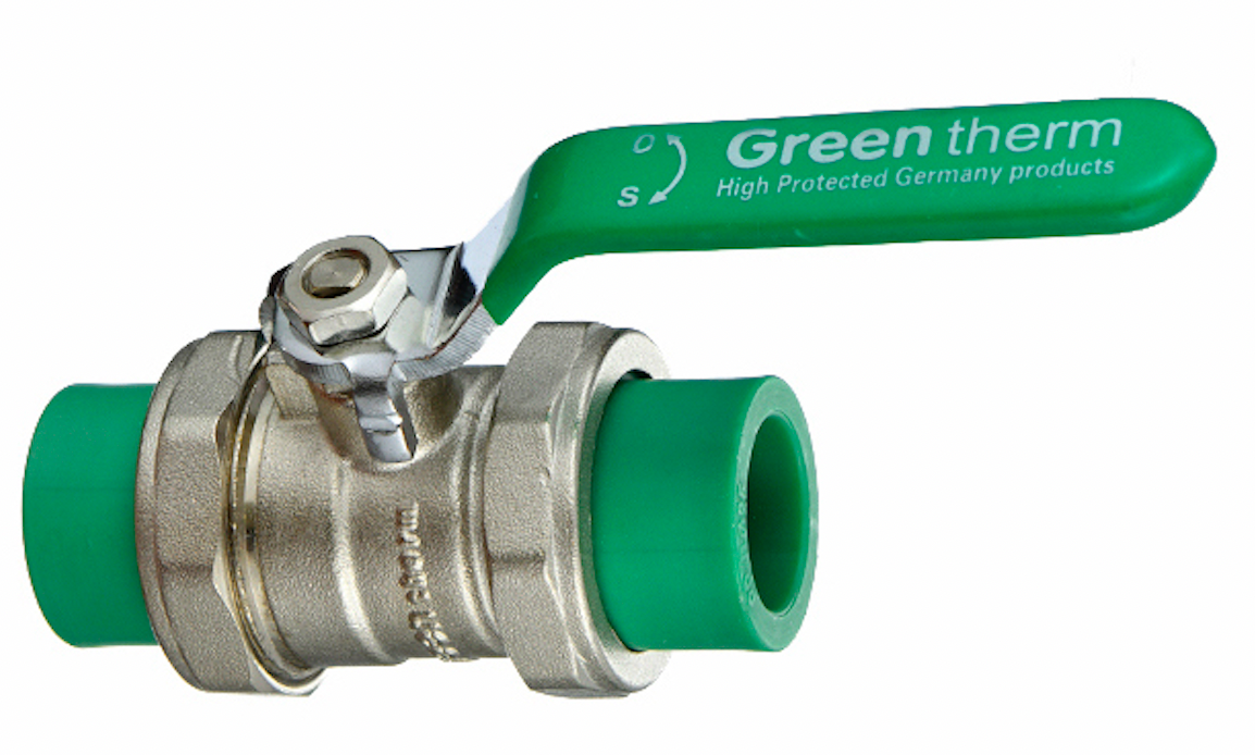 PPR brass valve,Brass Core White brass
