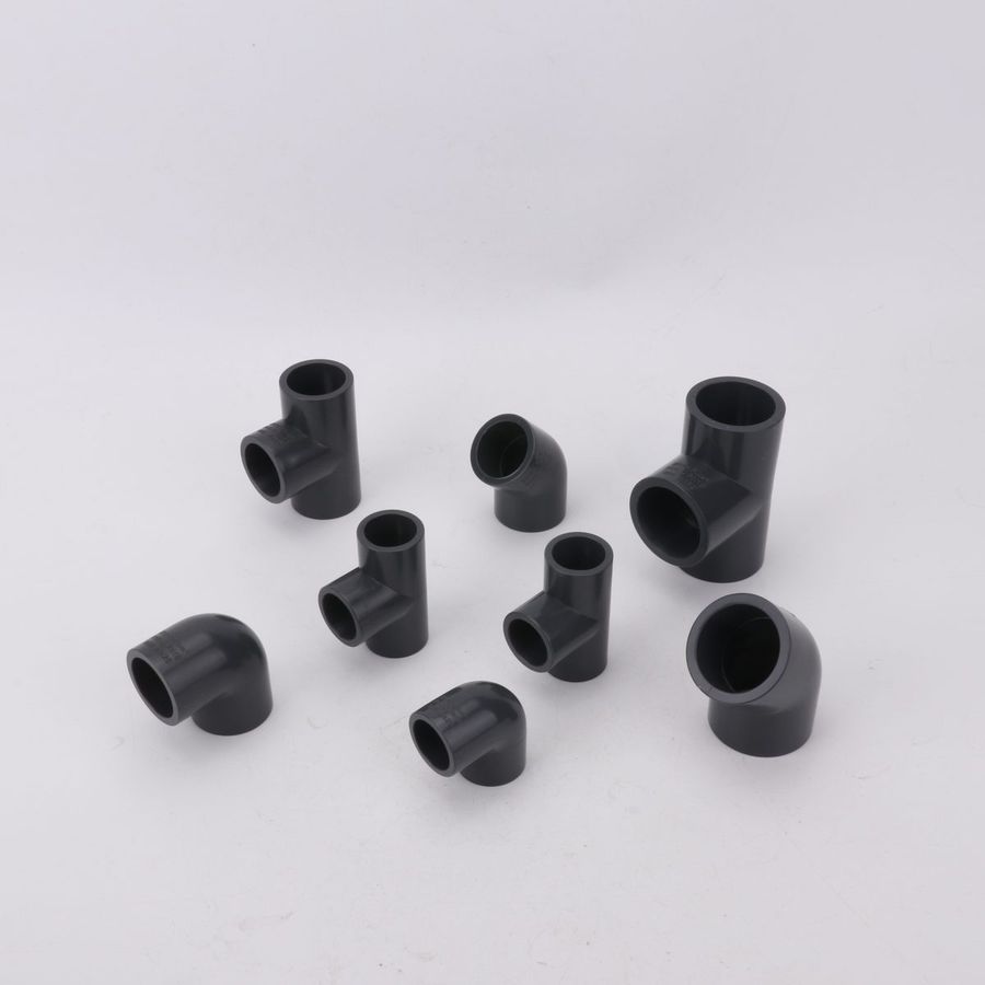 IFAN UPVC tees and elbows in multiple sizes ready for solvent-weld jointing