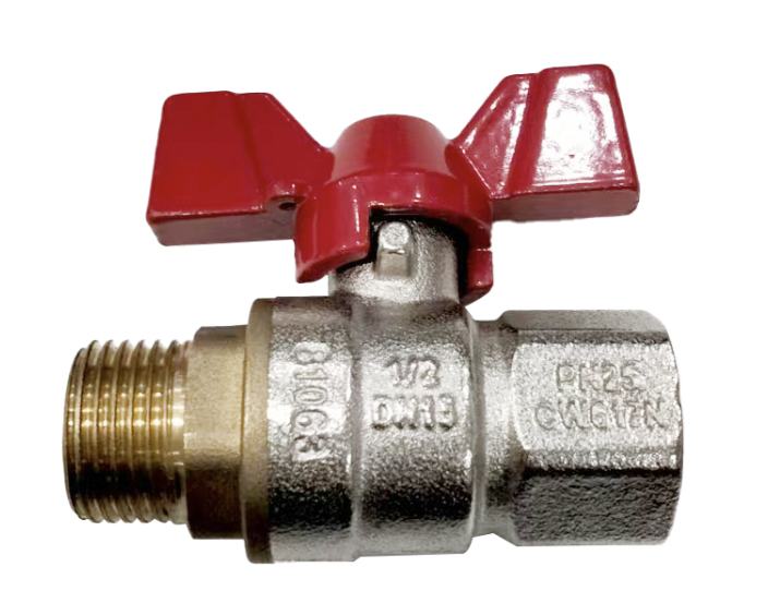 Brass Ball Valve FM Butterfly Handle