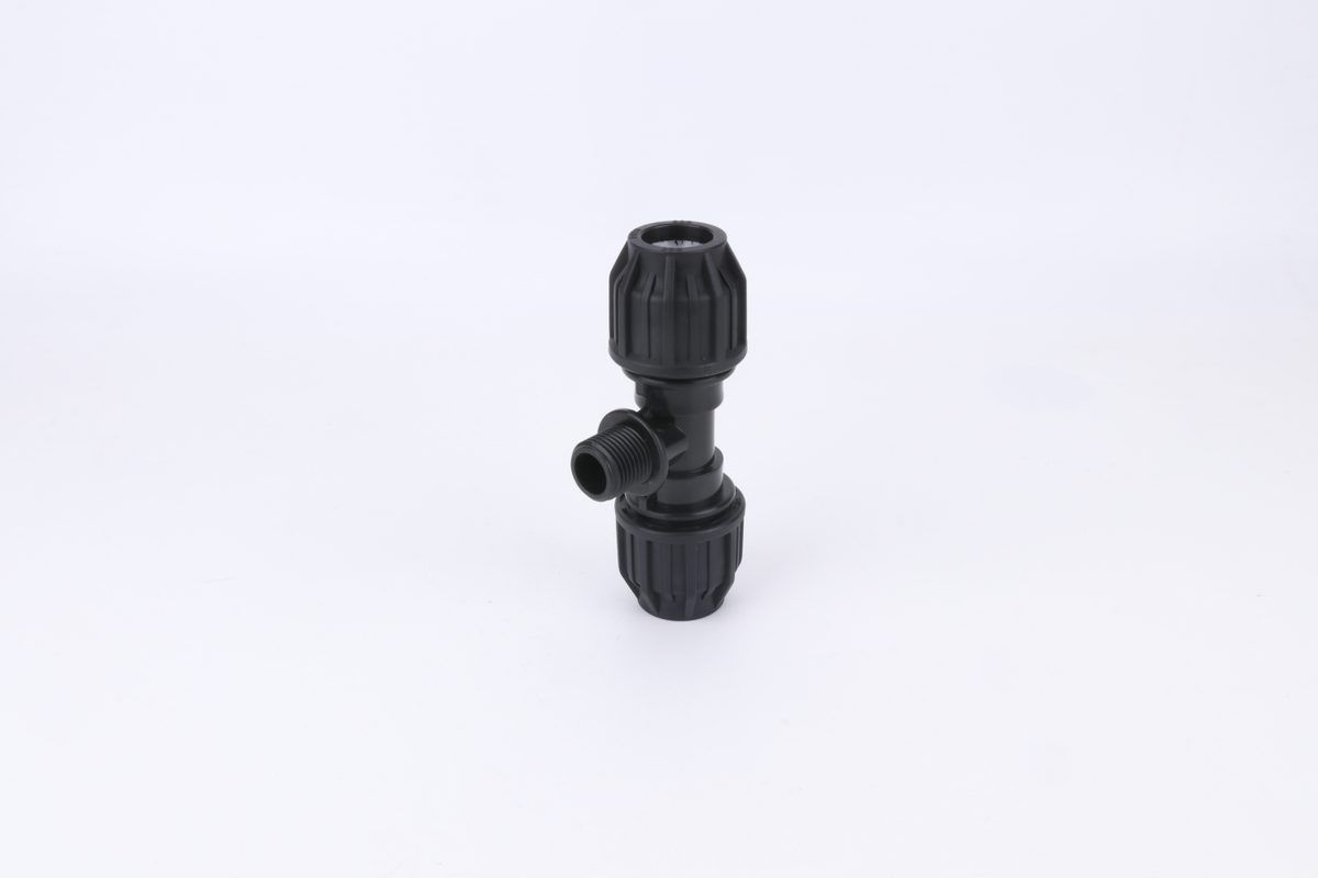 Polypropylene compression tee fitting from the IFAN range