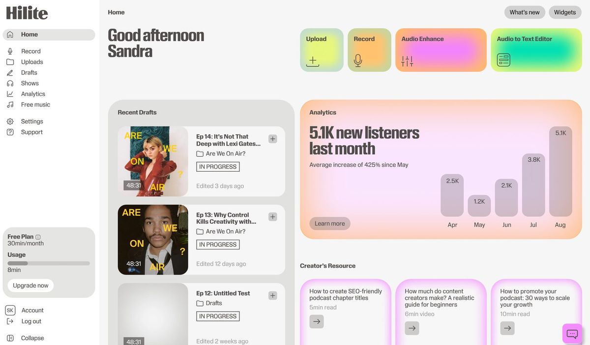 RSS feed hosting