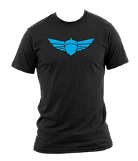 Squirrel Logo T‑Shirt - Blue