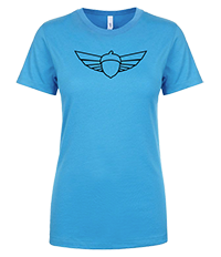 Nut Logo on Blue