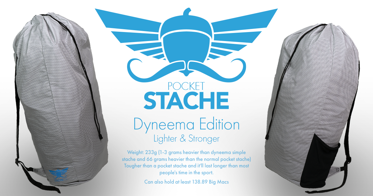 Lightweight BASE jumping gear, BASE equipment, stash bag: Pocket