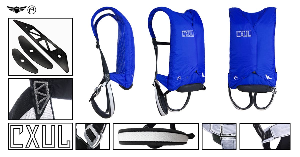 BASE jumping equipment: BASE Jumping harness container CXUL | Squirrel