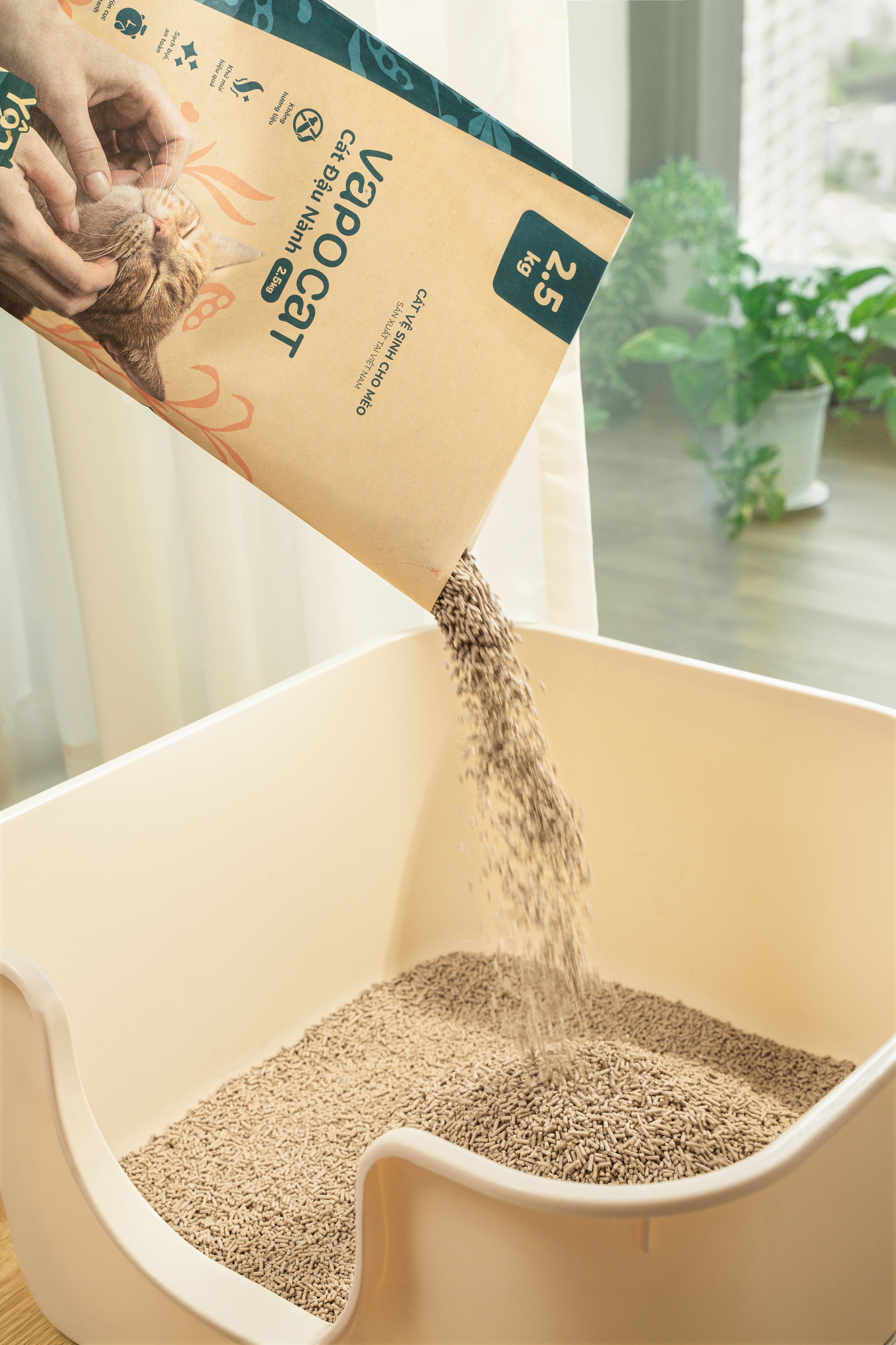 VAPO CAT (CÁT XƠ DỪA & CÁT ĐẬU NÀNH)