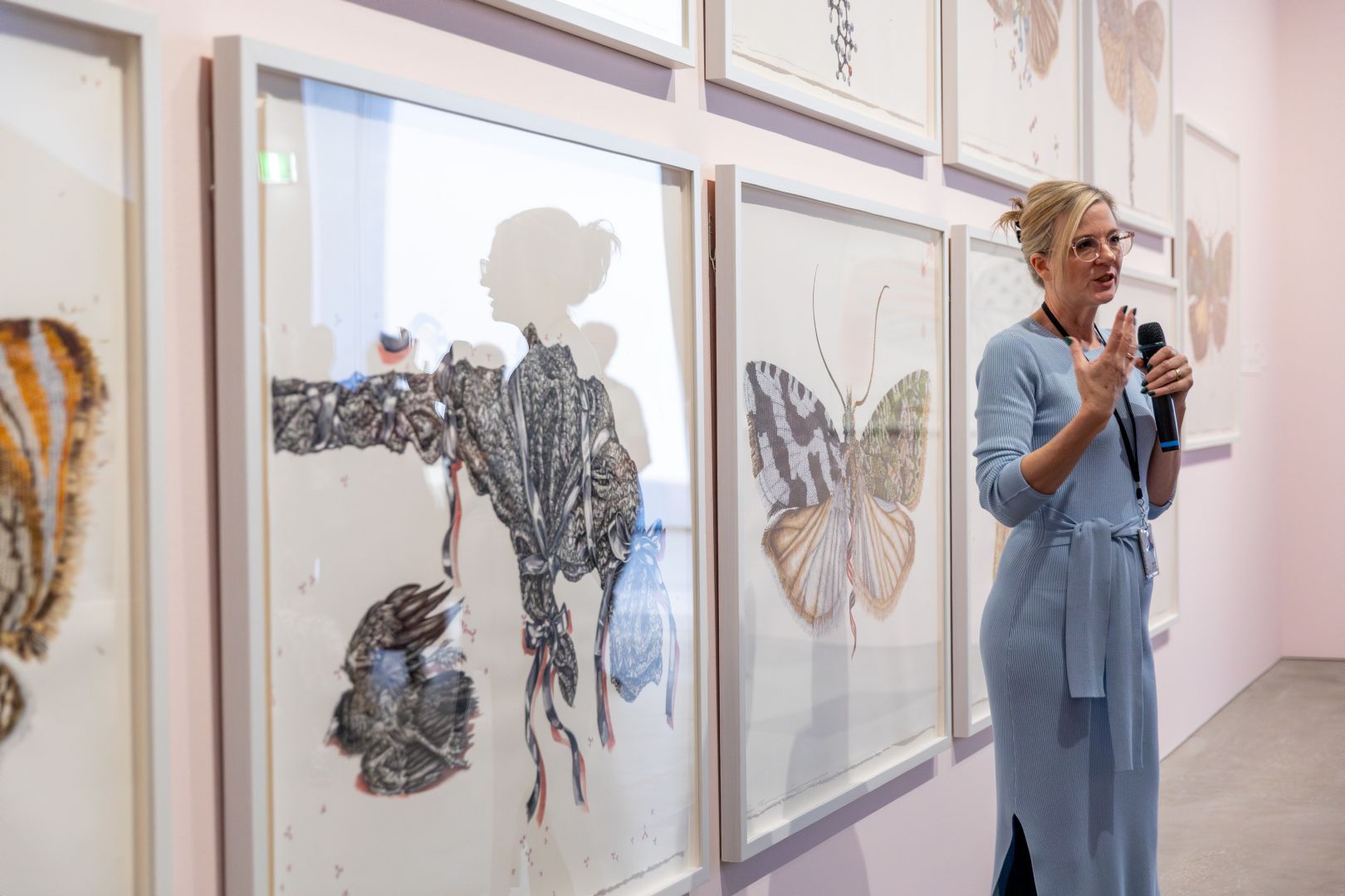 Samantha Littley (Curator, Australian Art, QAGOMA) presents a tour of ‘eX de Medici: Beautiful Wickedness’ / Photograph: C Baxter © QAGOMA