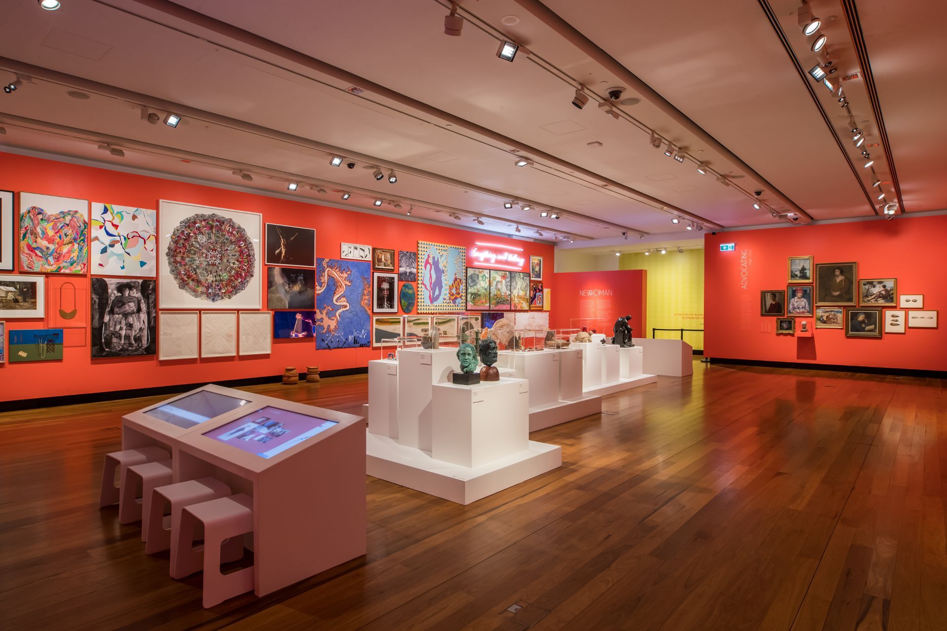 Installation view of the 'New Woman' exhibition at the Museum of Brisbane / Image courtesy: Museum of Brisbane