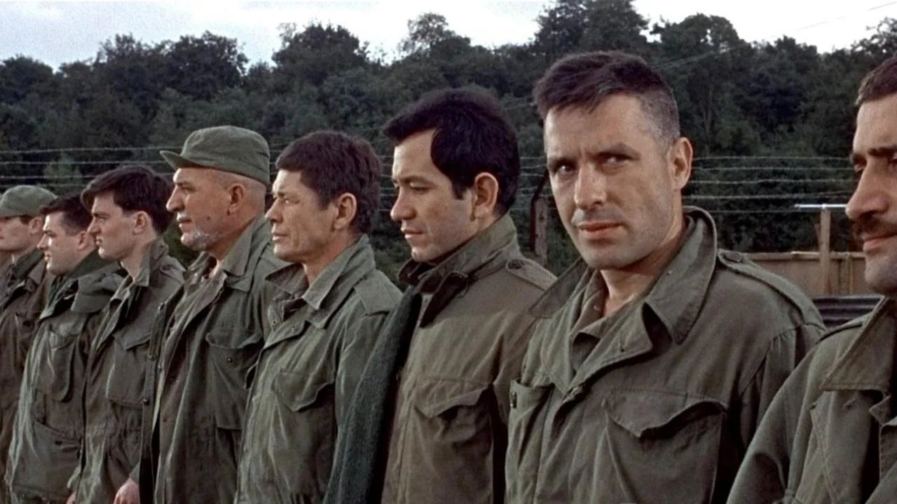 Production still from The Dirty Dozen 1967 / Dir: Robert Aldrich / Image courtesy: Roadshow Films