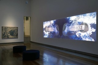 ‘Danie Mellor: marru | the unseen visible’, installation view, Queensland Art Gallery 2025 / Photograph: C Callistemon © QAGOMA