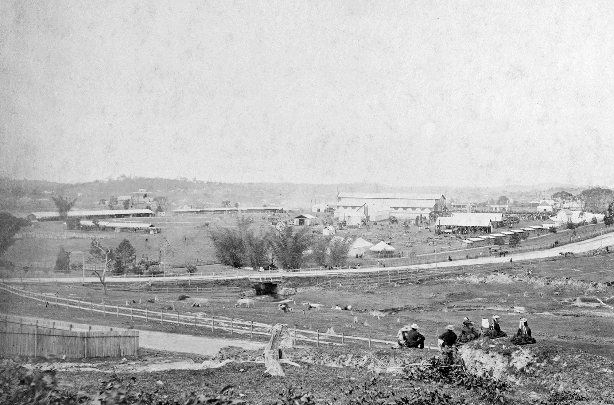 George P Wright, photographer/ The inaugural Intercolonial Exhibition, Bowen Park, Brisbane, 22 August 1876 / 99184906289502061 / Courtesy: John Oxley Library, State Library of Queensland, Brisbane