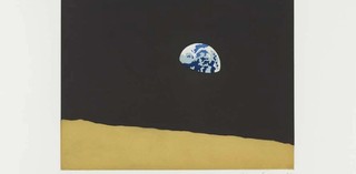 Kota Ezawa, Germany b.1969 / Earth from moon 2006 / Colour aquatint on paper, ed. 27/35 / Purchased 2008 with funds raised through the Queensland Art Gallery Foundation Appeal / Collection: Queensland Art Gallery / © The artist