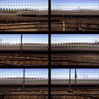 Daniel Crooks, New Zealand/Australia b.1973 / Train No.1 (stills) (detail) 2005 / Three-channel digital video: 4:10 minutes, colour, 16:9 (each channel) / Purchased 2016. Queensland Art Gallery | Gallery of Modern Art Foundation / Collection: Queensland Art Gallery | Gallery of Modern Art / © Daniel Crooks