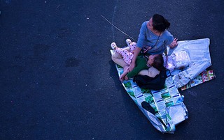 ZHOU Tao China b.1976 Blue and Red (stills) 2014 Single-channel HD video, 16:9, 24:25 mins, colour, sound Purchased 2015. Queensland Art Gallery | Gallery of Modern Art Foundation Image: Courtesy the artist and Vitamin Creative Space