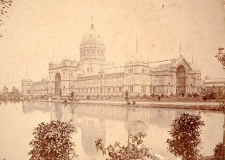 Main Exhibition Building from Eastern Entrance, Nicholson Street, Carlton, 1880-1881 / Courtesy: Museums Victoria