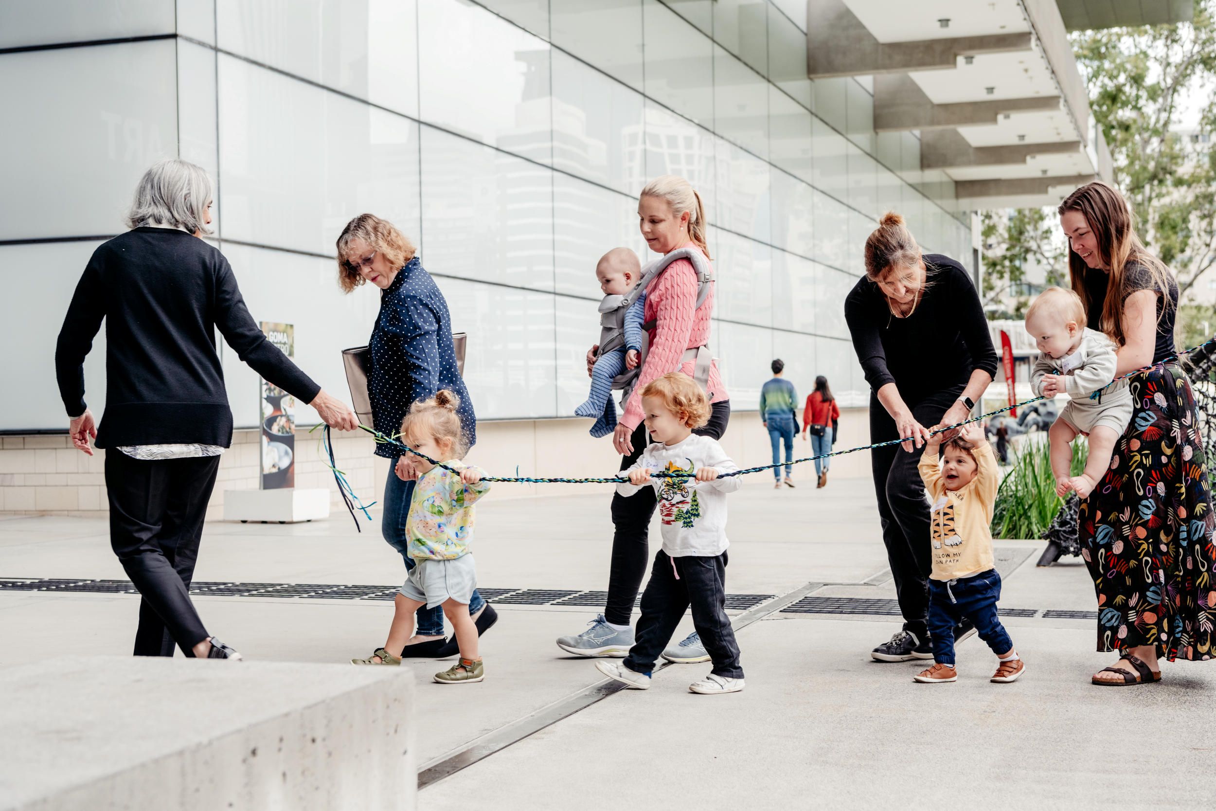 Art Play Date participants, 2023 / Photograph: J Ruckli © QAGOMA 