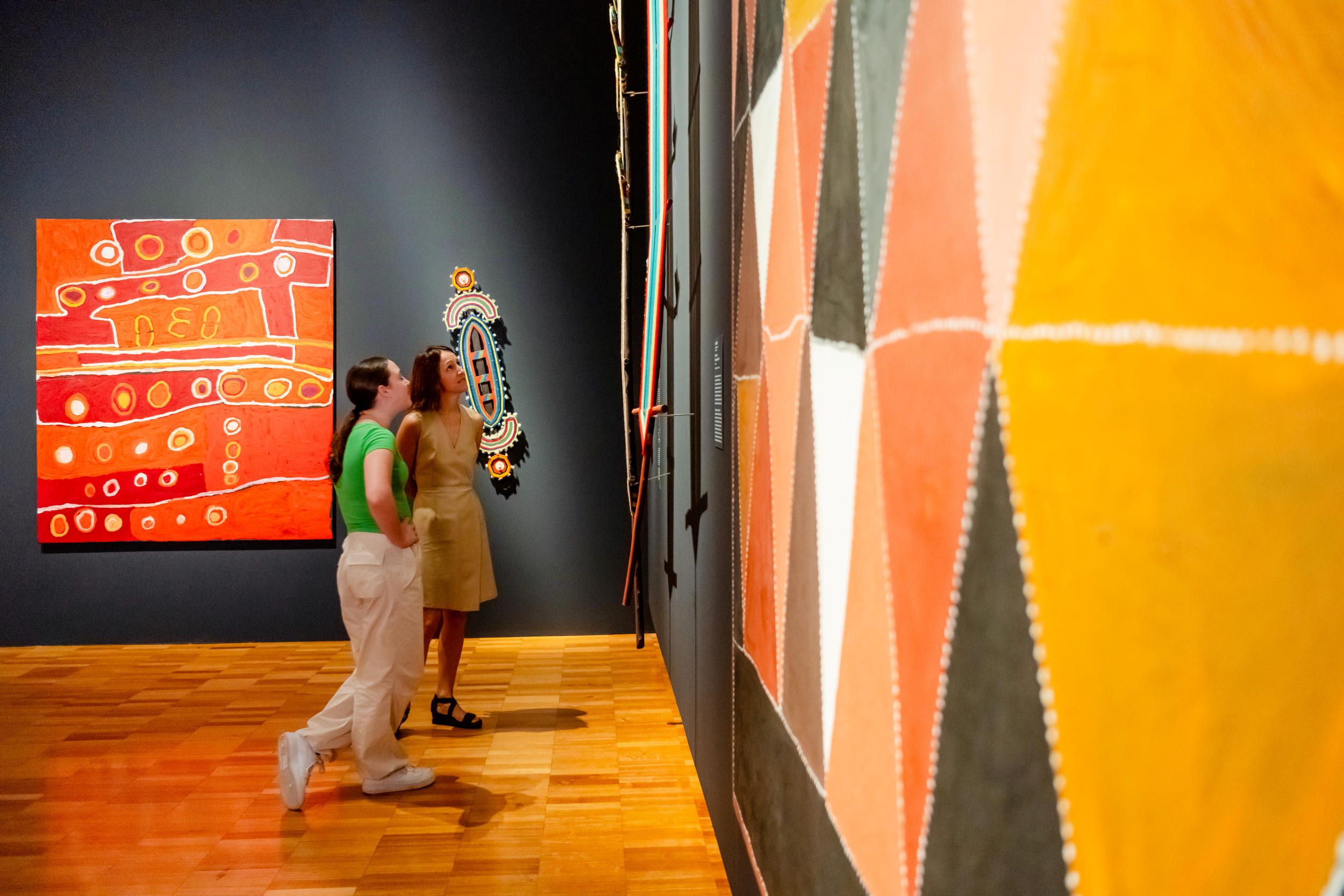 'North by North West' at Queensland Art Gallery (installation view) / March 2023 / Photograph: J Ruckli, QAGOMA