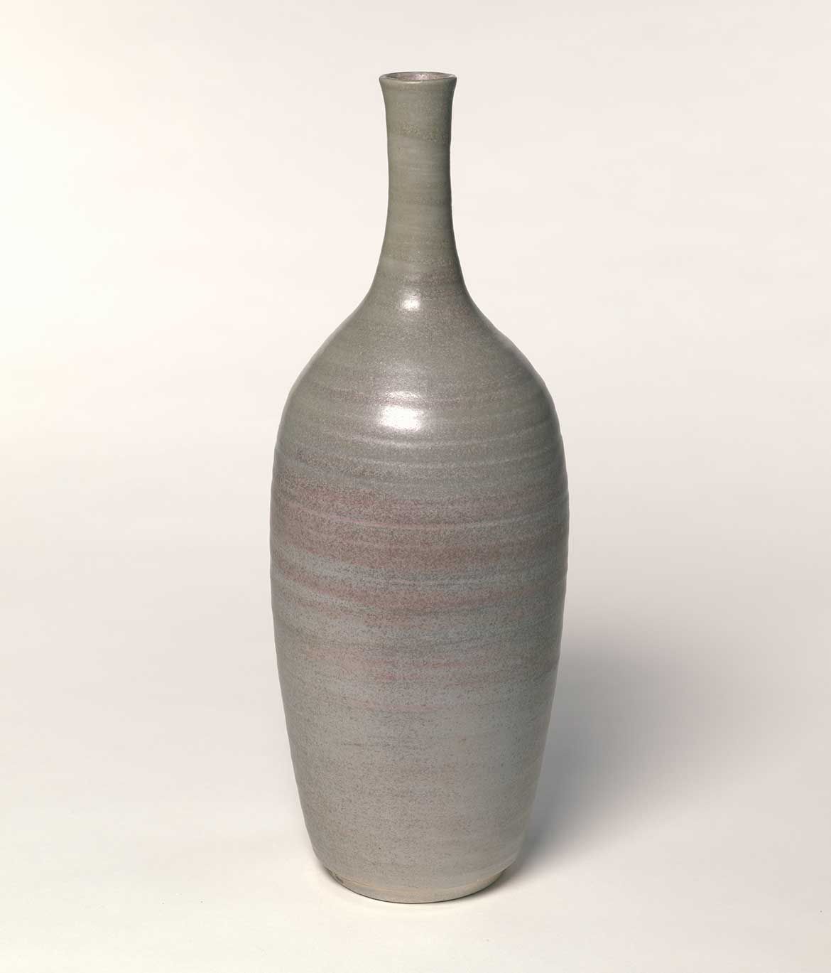 Ivan Englund, Australia 1915–2007 / Rosey morn no. 1 c.1980 / Stoneware, thrown, with copper glaze / 39cm high / Purchased 2017. Queensland Art Gallery | Gallery of Modern Art Foundation / © Estate of the artist