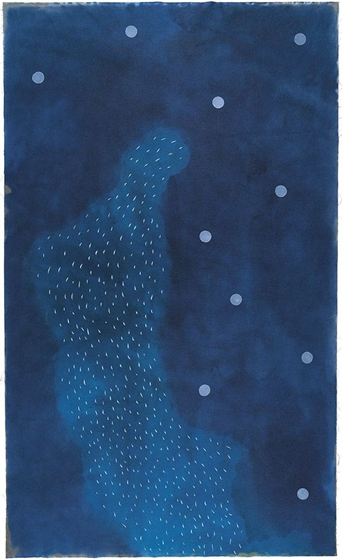 Judy Watson / Waanyi people / Australia b.1959 / grandmother’s song 2007 / Pigment and pastel on canvas / Purchased 2007 with funds from Margaret Greenidge through the Queensland Art Gallery Foundation and the Queensland Art Gallery Foundation Grant / Collection: Queensland Art Gallery | Gallery of Modern Art / © Judy Watson. Licensed by Viscopy, 2016