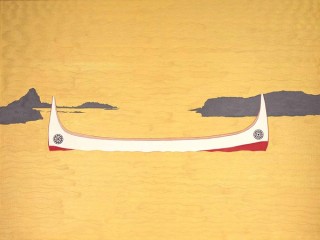 Idas Losin, Taiwan b.1976 / Floating 2017 / Oil on canvas / 135 x 179cm / Purchased 2019. Queensland Art Gallery | Gallery of Modern Art Foundation / Collection: Queensland Art Gallery | Gallery of Modern Art / © Idas Losin