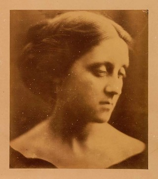 Julia Margaret Cameron, England 1815–79 / Portrait of Frances St John c.1870 / Albumen photograph / 30.2 x 26.4cm / Gift of Miss Gwen Lord 1984 / Collection: Queensland Art Gallery | Gallery of Modern Art