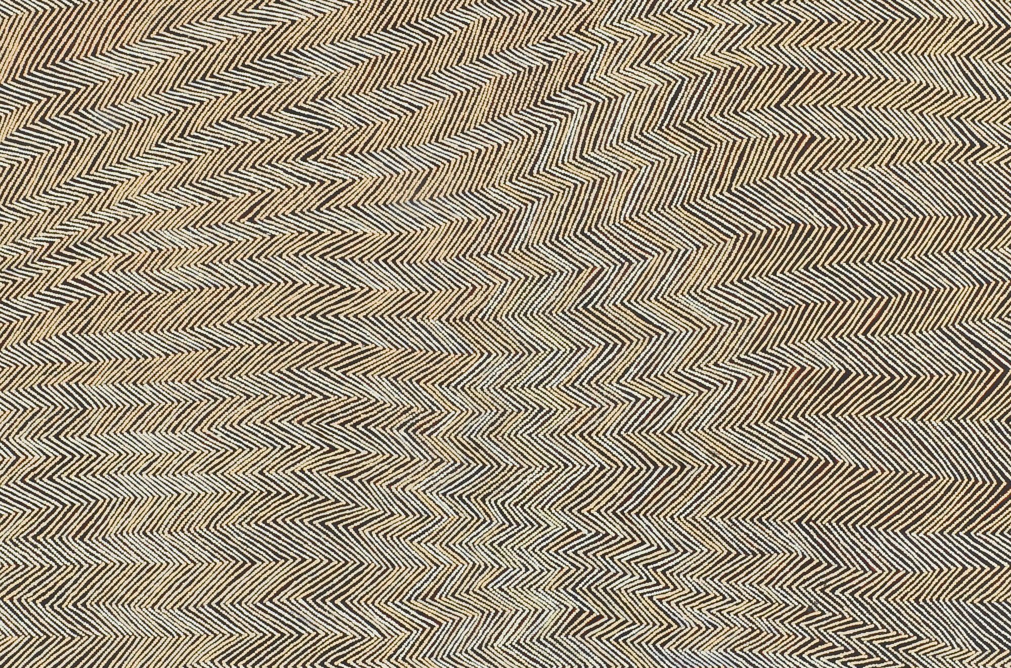 Doreen Reid Nakamarra, Pintupi/Ngaatjatjarra people, Australia c.1955–2009 / Untitled (Marrapinti) (detail) 2008 / Synthetic polymer paint on canvas / 213 x 275cm / Purchased 2009 with funds from the Bequest of Grace Davies and Nell Davies through the QAG Foundation / Collection: Queensland Art Gallery | Gallery of Modern Art / © Doreen Reid Nakamarra Estate