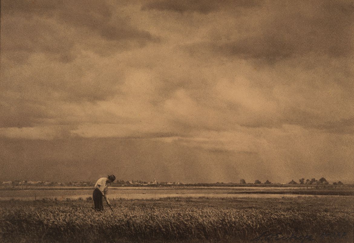 Stanley W Eutrope, Australia 1891–1983 / Passing clouds c.1923 / Bromoil photograph on paper / 18.3 x 26.5cm / Purchased 1984 / Collection: Collection: Queensland Art Gallery | Gallery of Modern Art / © Stanley Eutrope Estate