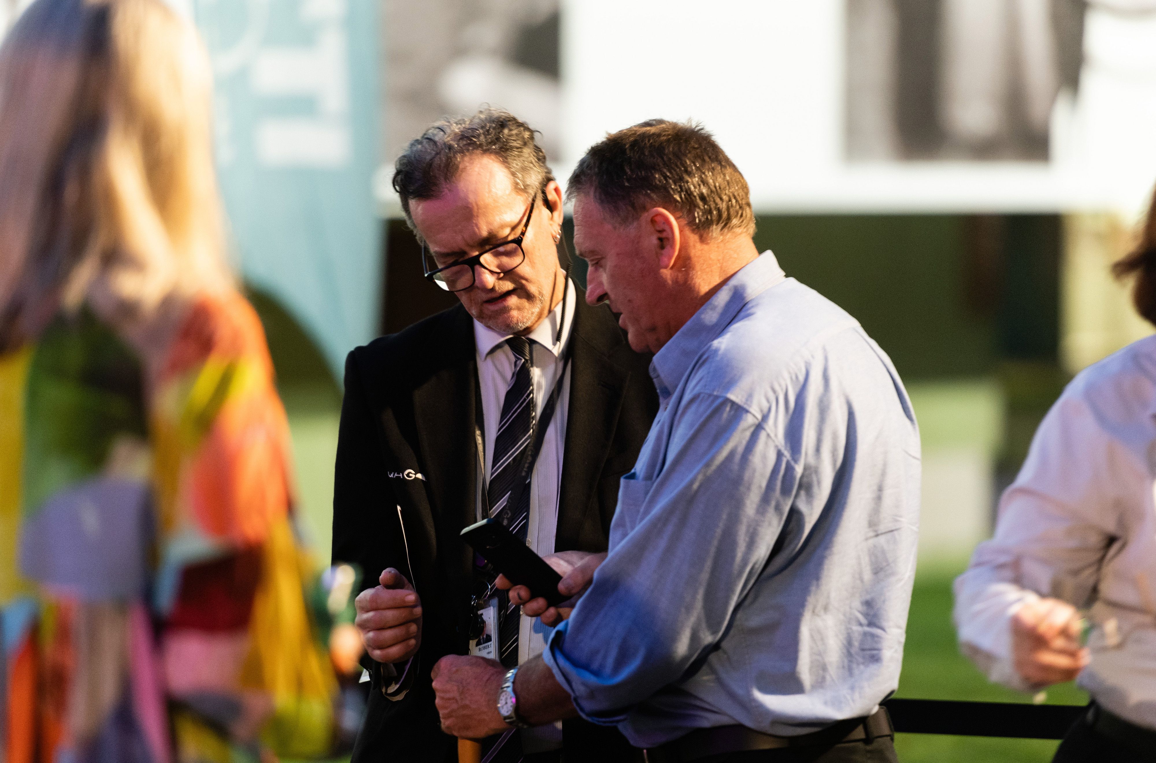 A GVSO greeting visitors to a major exhibition at GOMA