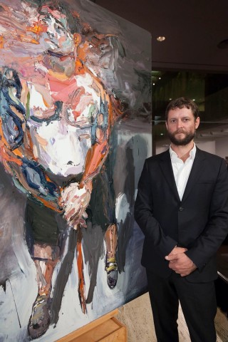 Ben Quilty with Sergeant P, after Afghanistan 2012 / Purchased 2014 with funds from the Queensland Art Gallery | Gallery of Modern Art Foundation Appeal and Returned & Services League of Australia (Queensland Branch) / Collection: Queensland Art Gallery / © The artist