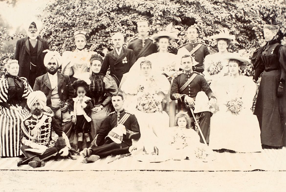 Photograph from the album of Ethel Fairweather, including Ethel’s sister Winifred’s wedding to Andrew McCormick in Jalandhar, India, 1895 / Collection: QAGOMA Research Library / © QAGOMA