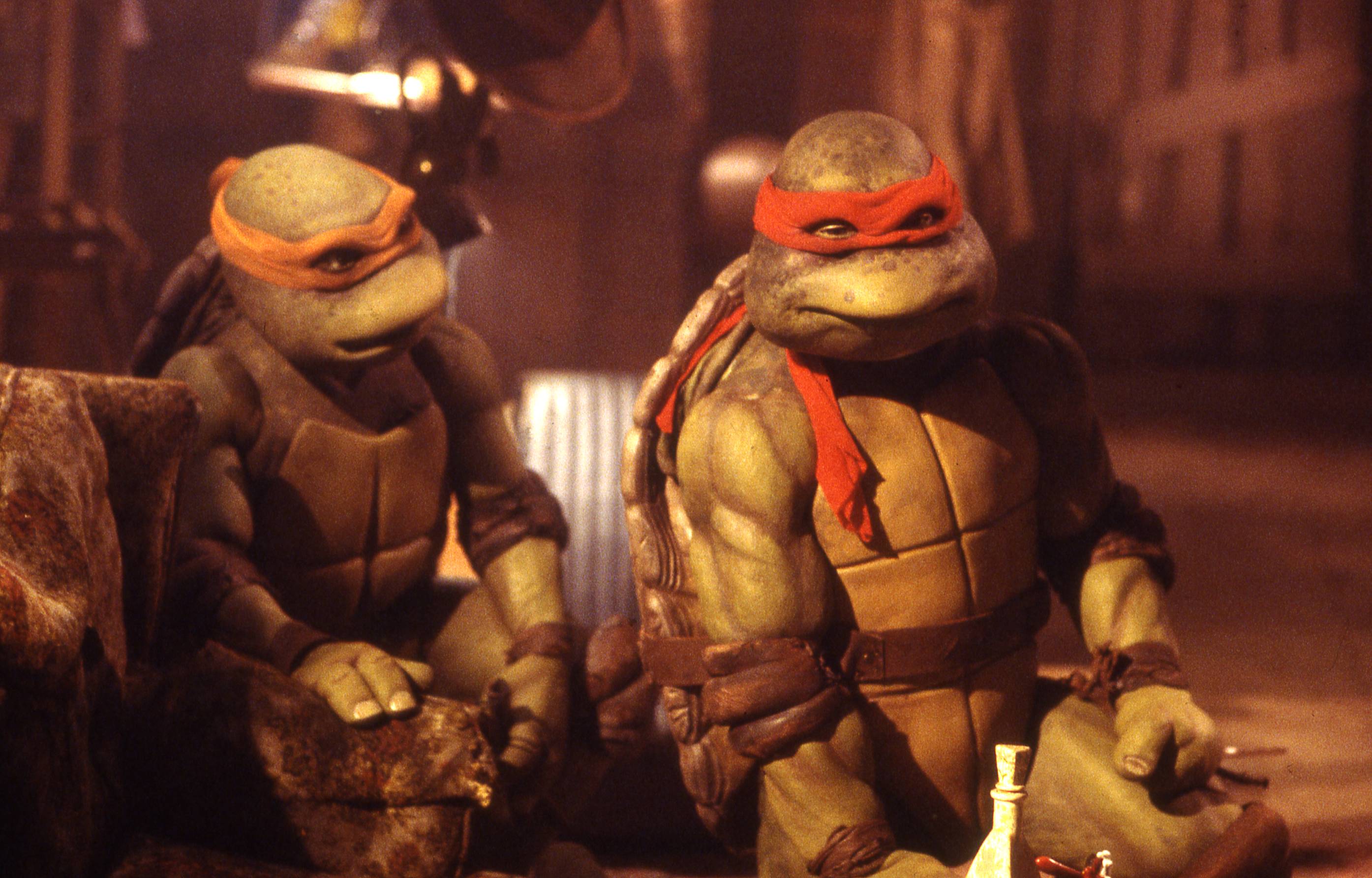 Production still from Teenage Mutant Ninja Turtles 1990 / Director: Steve Barron / Image courtesy: Umbrella Entertainment
