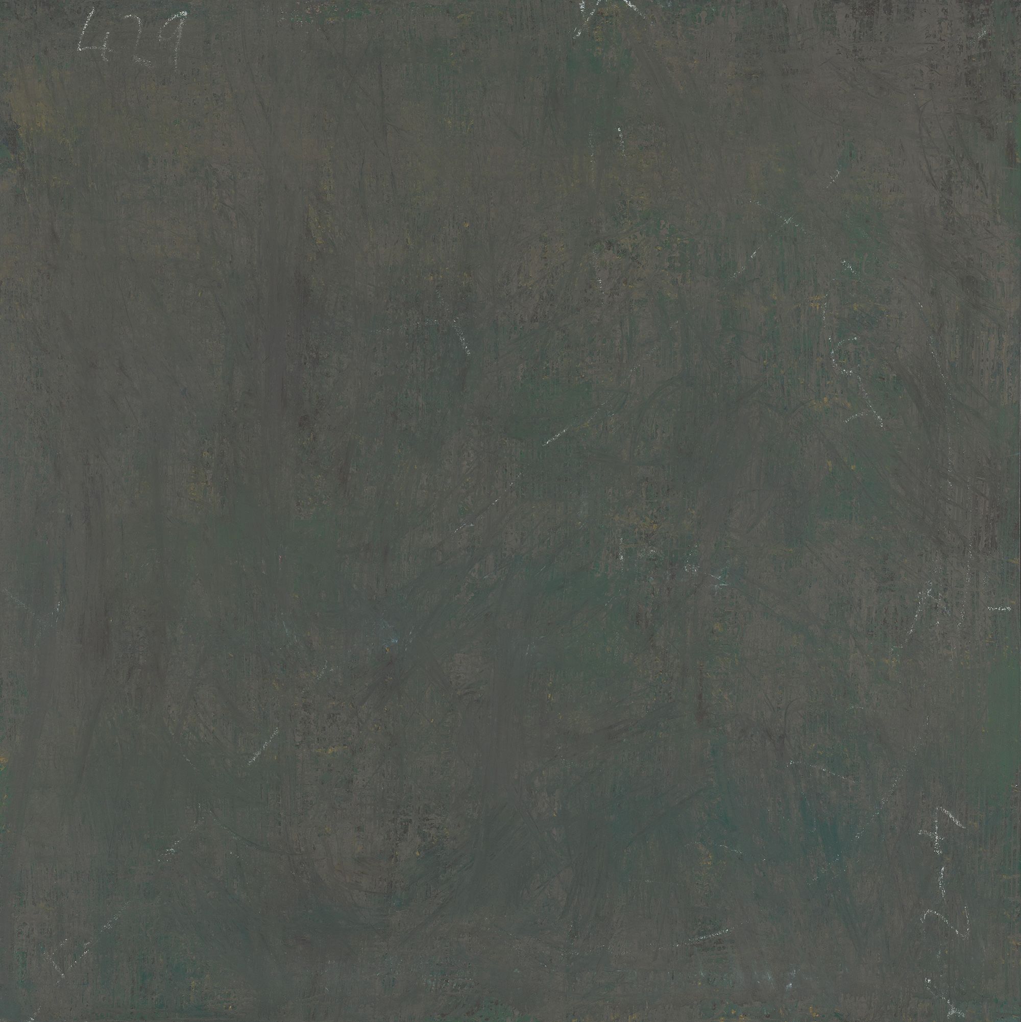 Andrew Arnaoutopoulos, Queensland Australia b.1945 / Industrial surface no. 3 1990 / Synthetic polymer paint on canvas / 168 x 168cm / Purchased 1990. The 1990 Moët & Chandon Art Acquisition Fund / Collection: Queensland Art Gallery | Gallery of Modern Art / © Andrew Arnaoutopoulos