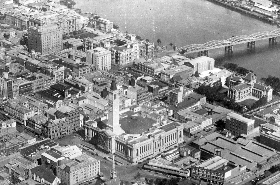 Brisbane’s central business district 1934 / ITM1009394 / Courtesy: Queensland State Archives