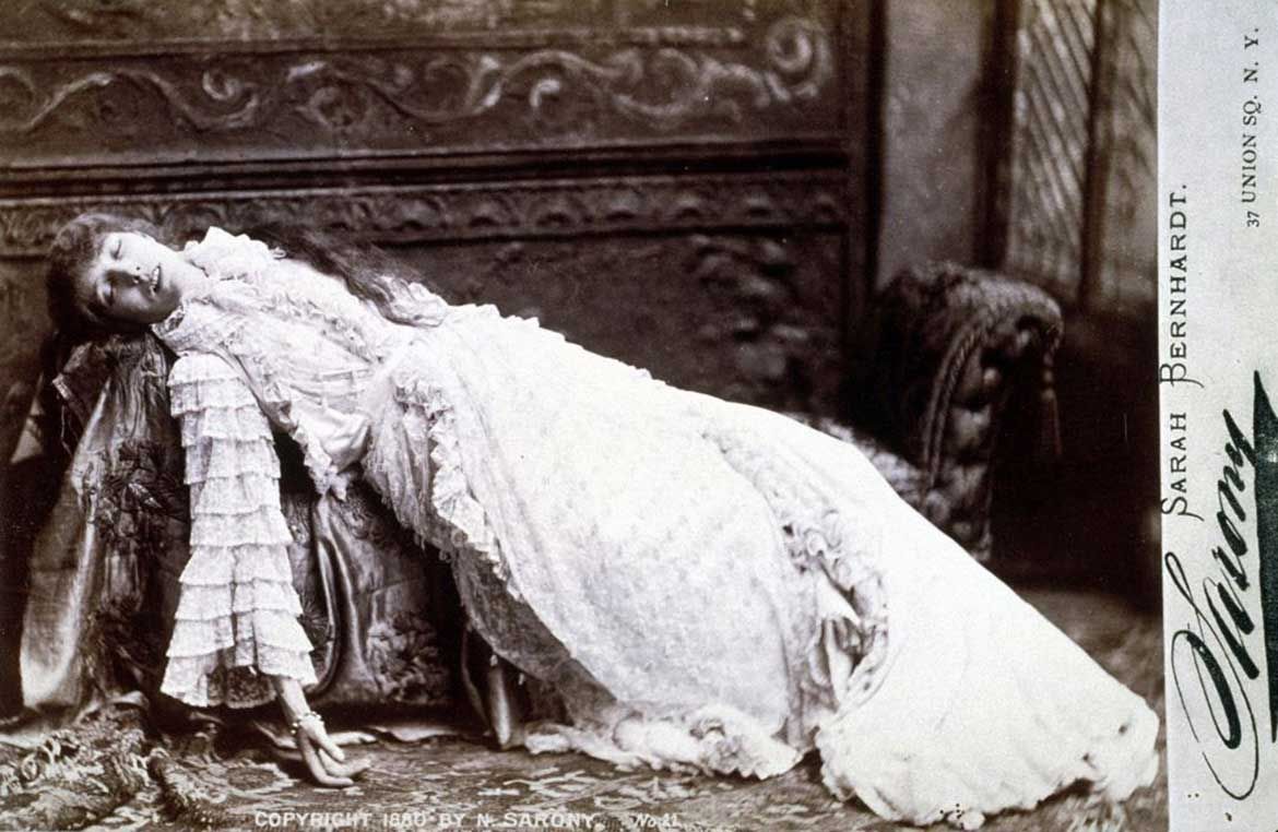 Sarah Bernhardt, 1880 / Bernhardt was a French stage actress who starred in some of the most popular French plays of the late nineteenth and early twentieth centuries / Courtesy: John Oxley Library, State Library of Queensland, Brisbane