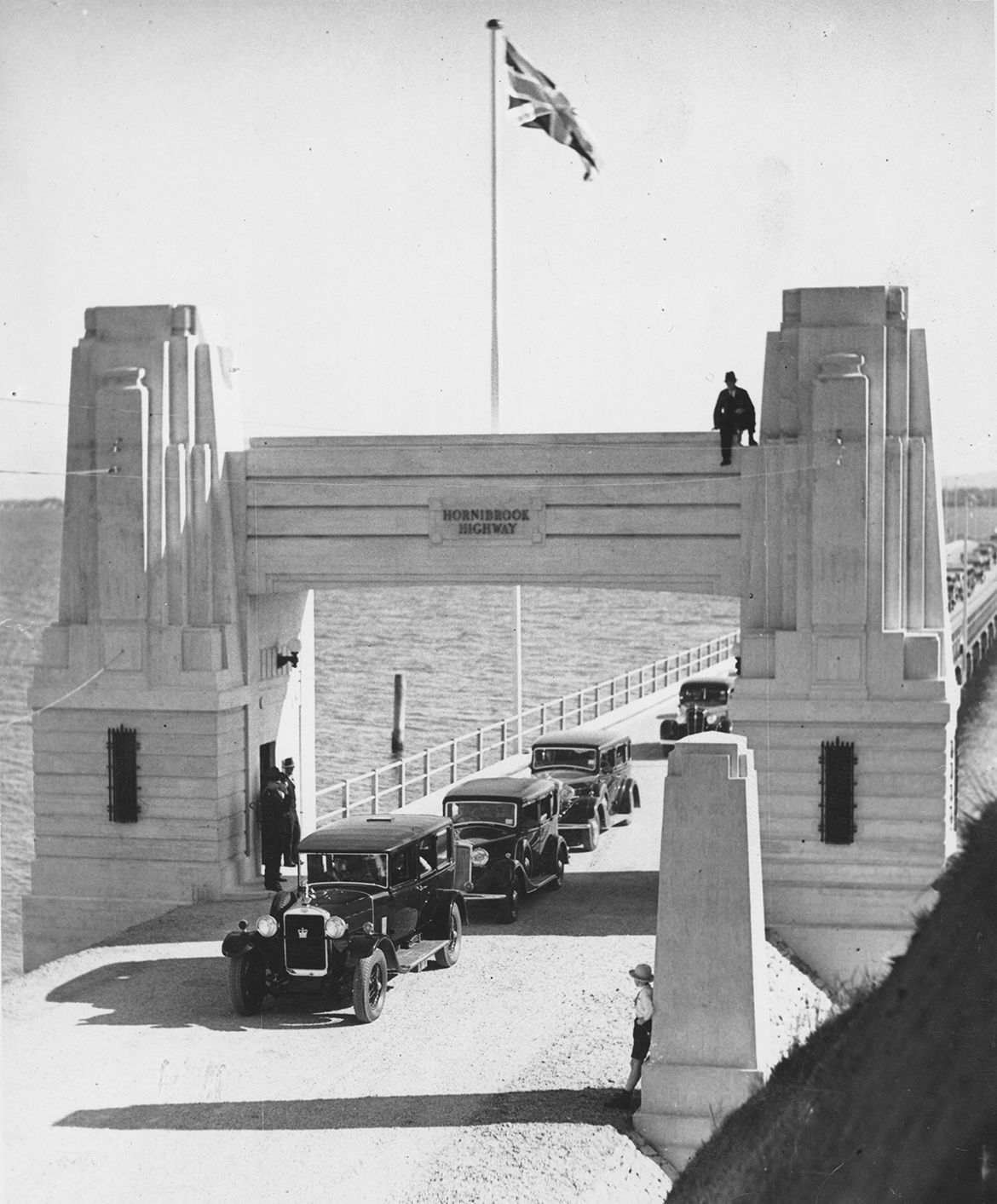 Unknown, Australia / Opening of Hornibrook Highway Bridge at Redcliffe, 4 October 1935 / 99183505611102061 / Image courtesy: John Oxley Library, State Library of Queensland, Brisbane
