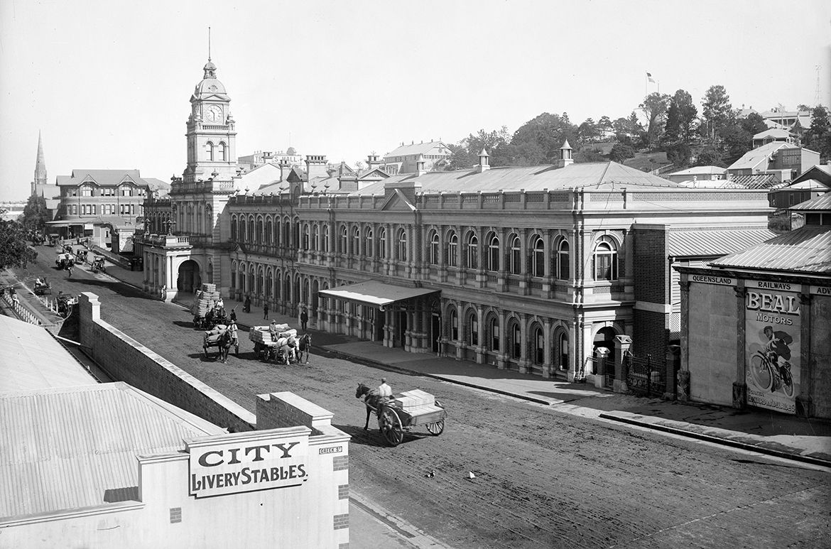 Central Railway Station 1930 / Item ID ITM3579790 / Image courtesy: Queensland State Archives