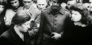 Production still from Le Retour (The Return) 1945 / Director: Henri Cartier-Bresson