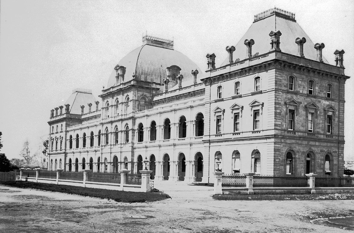 Parliament House, Brisbane, c.1881 / Courtesy: John Oxley Library, State Library of Queensland, Brisbane